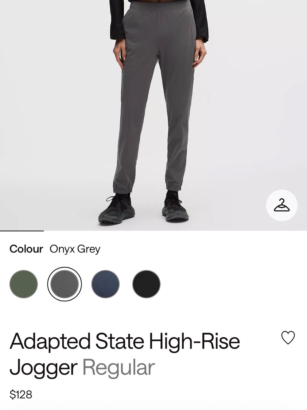 Lululemon Onyx Grey Adapted State Jogger Pants - new with tags, size 4, women